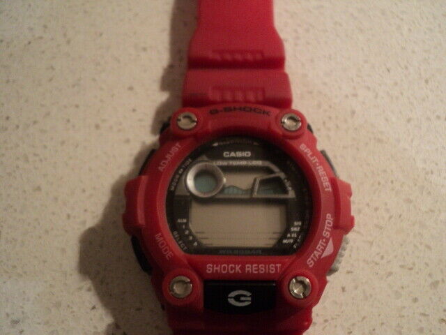 Casio G Shock 2594 red Made in Japan | WatchCharts Marketplace