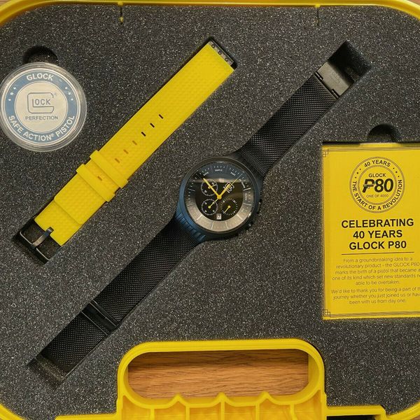 Glock Watch Chrono P80 40th Anniversary WatchCharts