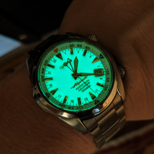 FSO: Seiko Alpinist SBCJ021 (GMT, titanium, 8F, full lume dial) |  WatchCharts