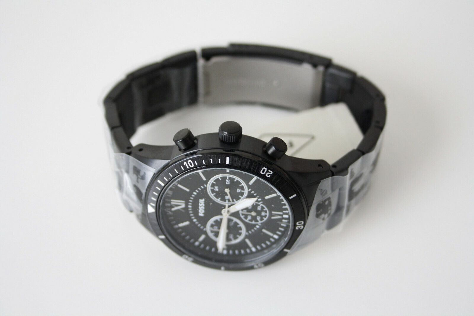 Fossil BQ2227 Men s Watch Wristwatch Flynn Sport Chronograph Black NEW WatchCharts Marketplace