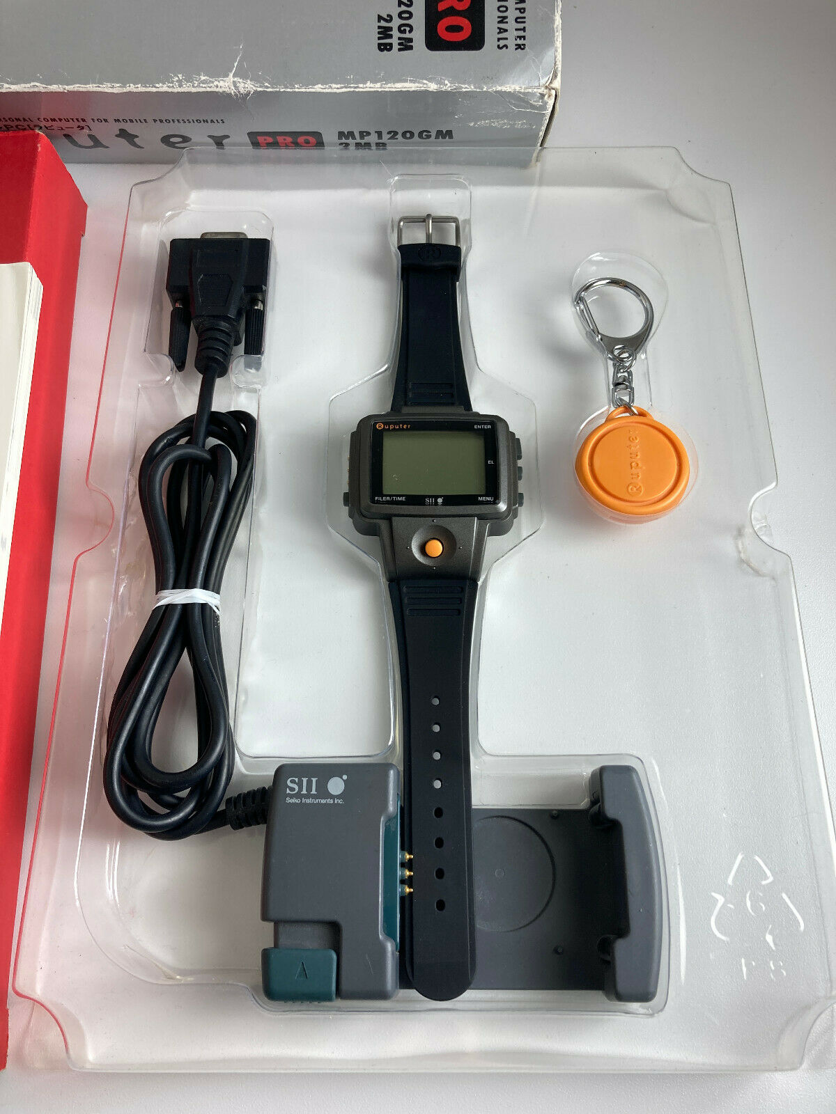 Vintage SEIKO Ruputer PRO 1st Smart Watch LCD MP120SP wearable computer  wrist | WatchCharts Marketplace