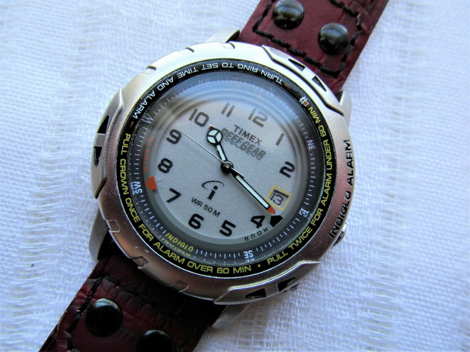 timex reef gear indiglo wr 50m
