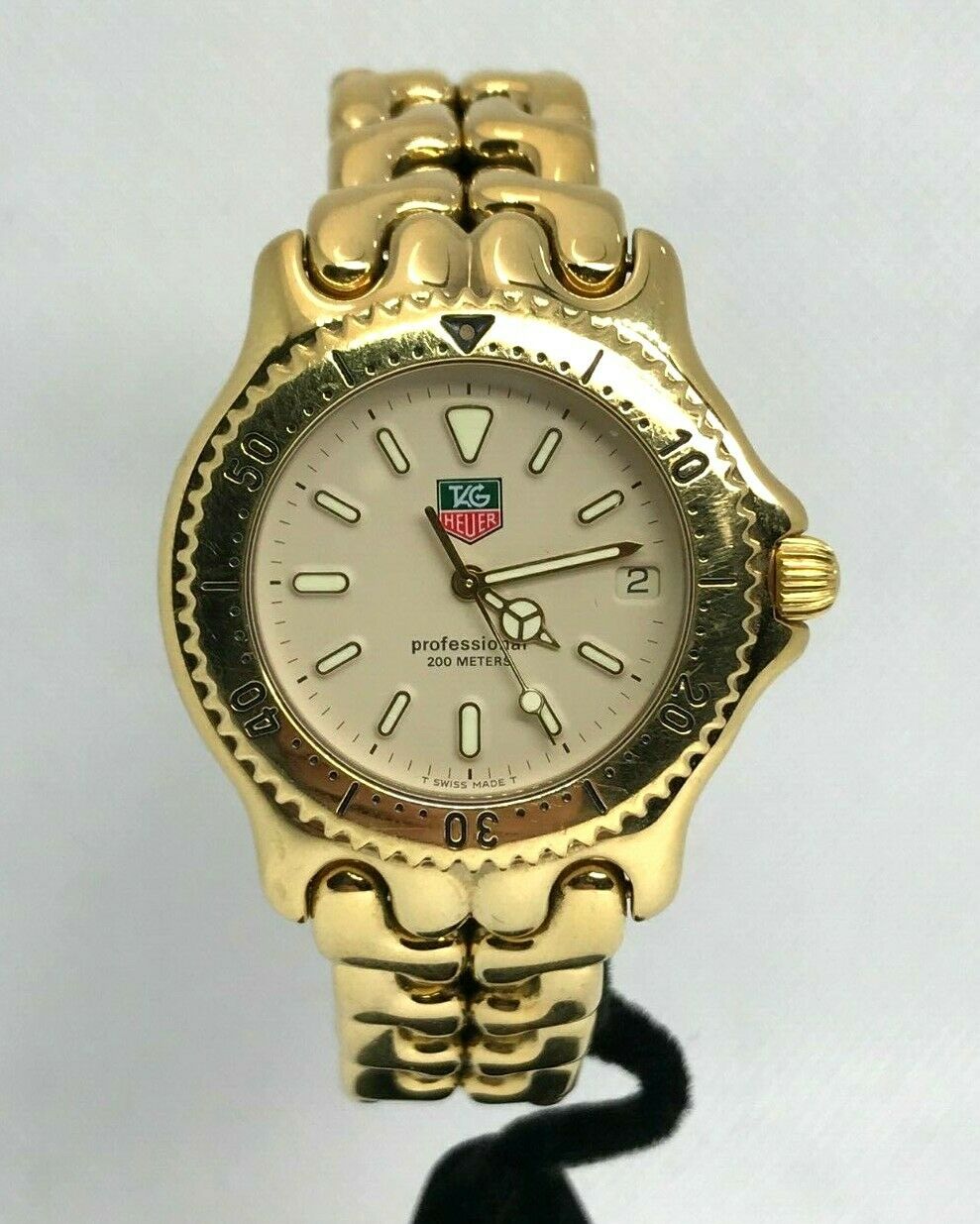 TAG Heuer Professional 200 Meters Men s Gold Plated Quartz