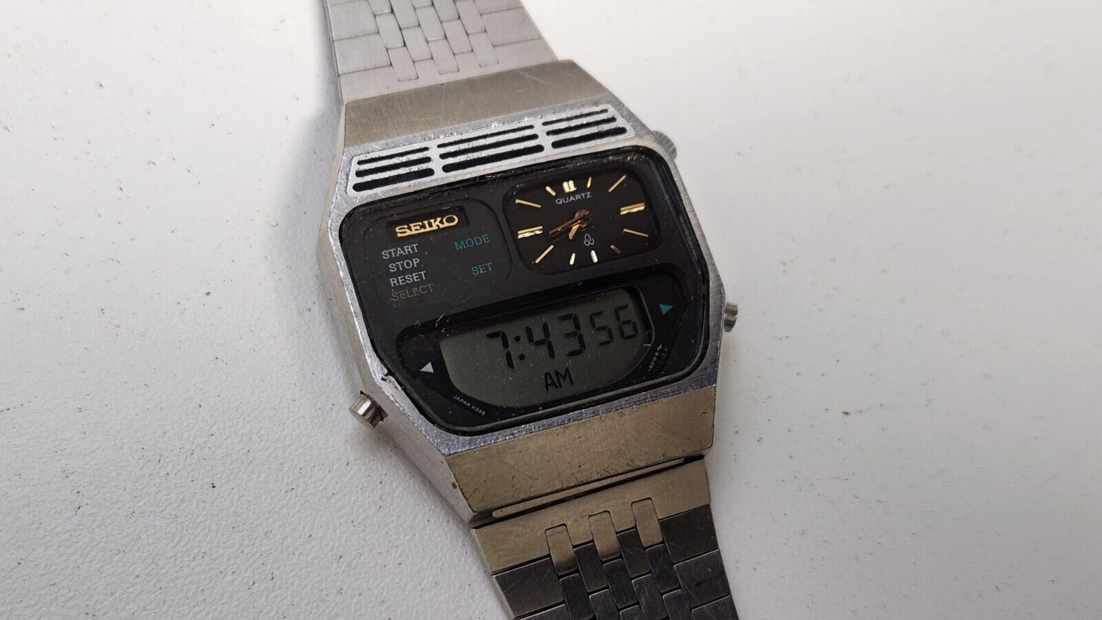 VINTAGE SEIKO ANA-DIGI H239 WATCH MADE IN JAPAN | WatchCharts 