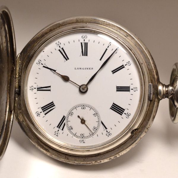Montre Gousset Savonnette Homme En Argent Massif - 19ème Siècle - Mécanique Manuelle
