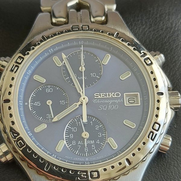 CHRONOGRAPHE SEIKO 1995 7T32-6G20 RARE | WatchCharts Marketplace