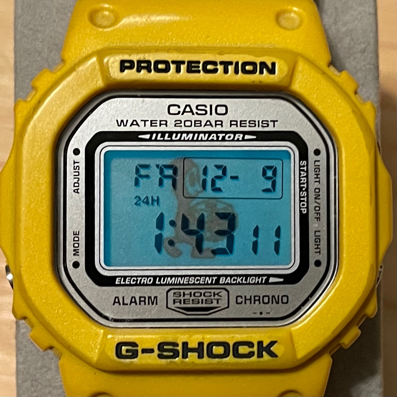 WTS] Casio G-Shock DW-5600FL-9S Yellow Metallic G Series FRF