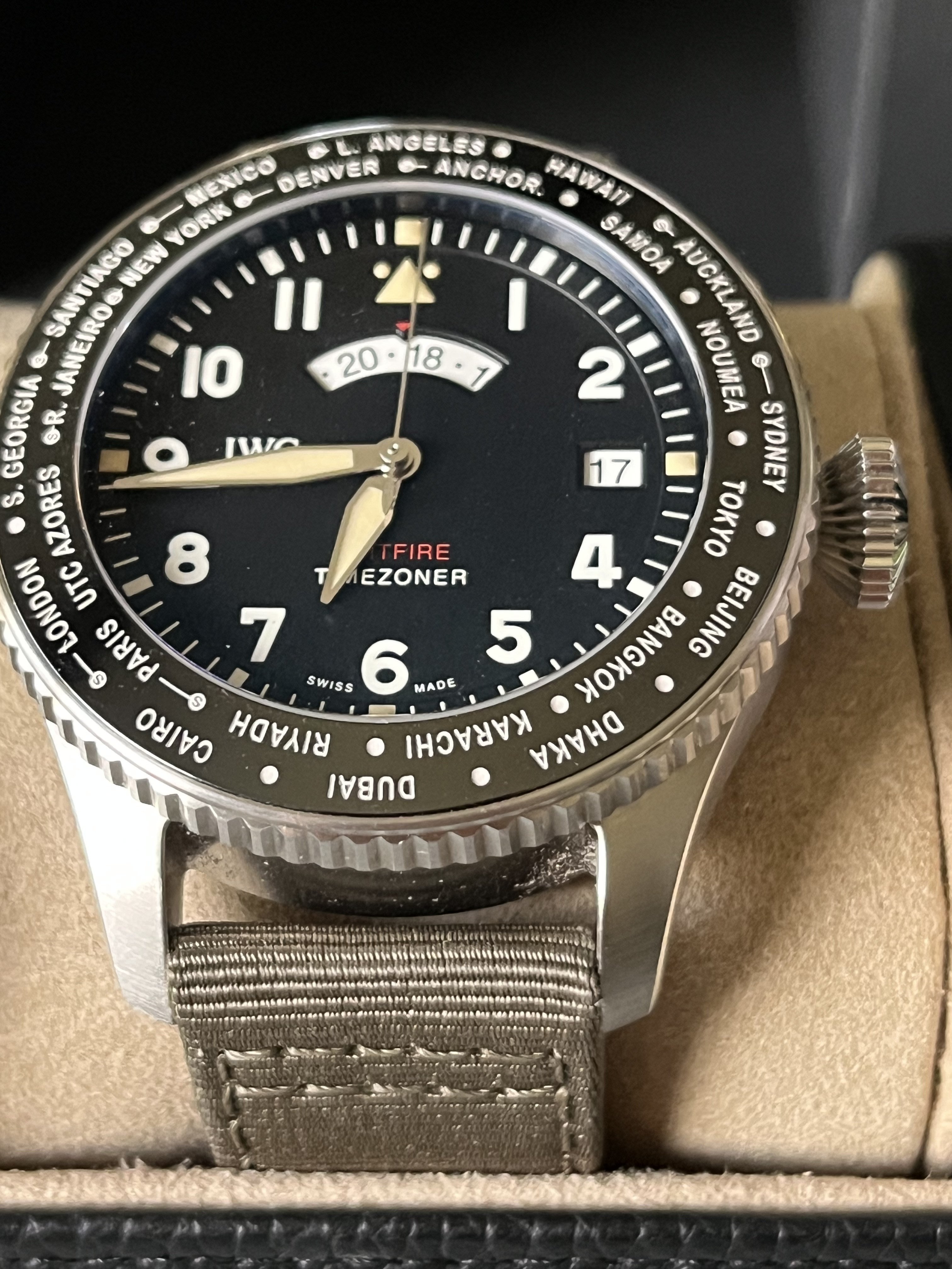 Iwc sale spitfire timezoner