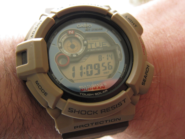 SOLD: CASIO G-SHOCK GW-9300ER-5JF MUDMAN Men in Military Colors
