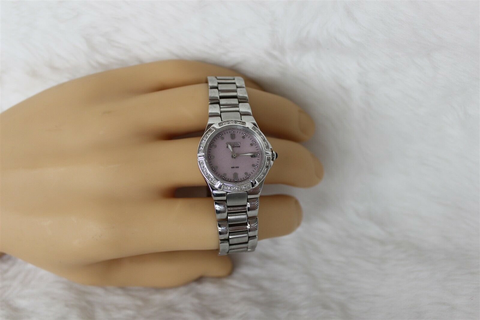 citizen eco drive pink