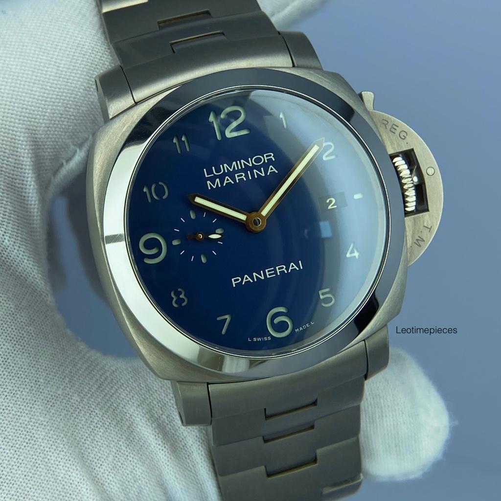 FSOT Panerai Luminor Marina PAM 745 Harrods LE 100 Blue Titanium