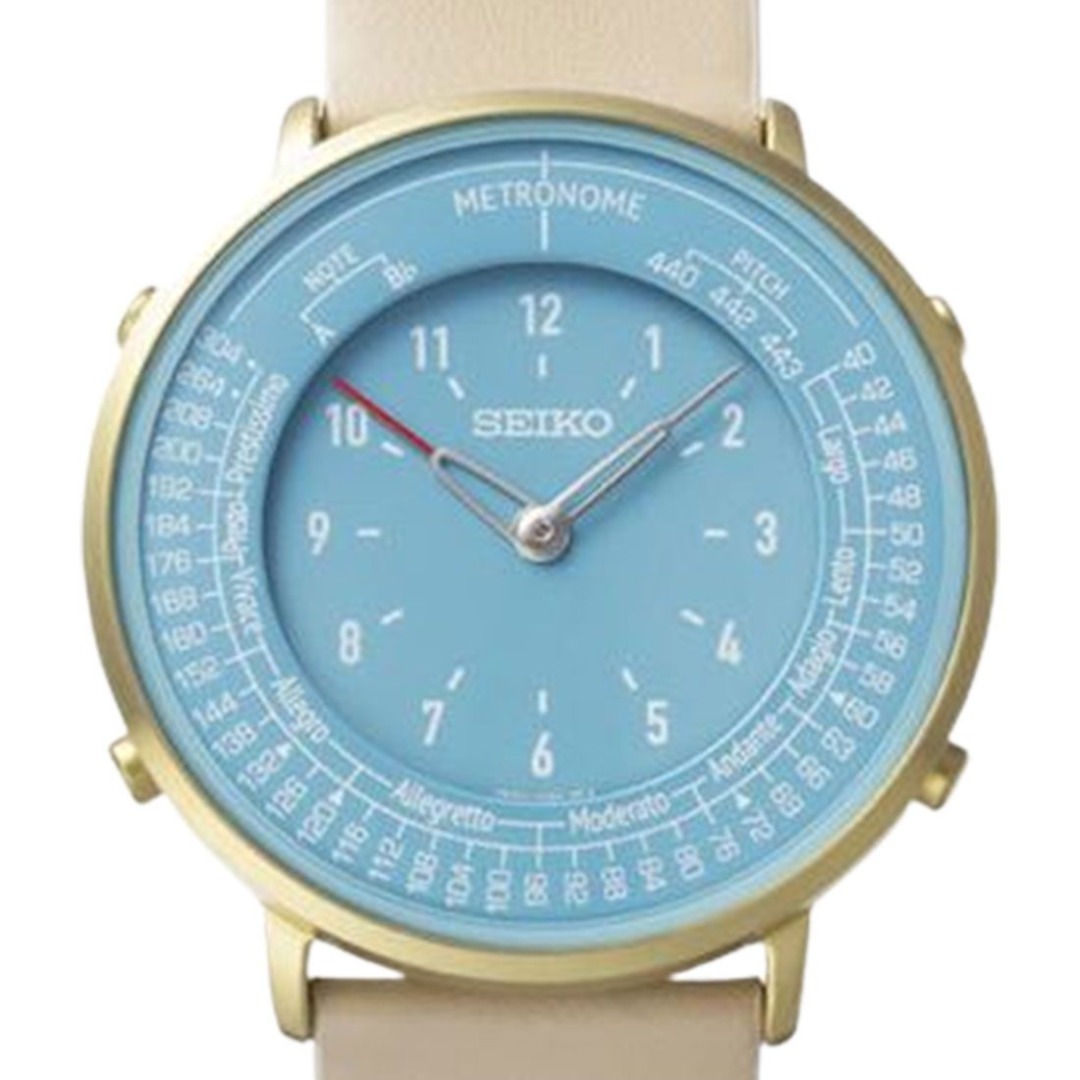 Seiko Quartz Unisex Metronome Analog Leather Casual Watch SMW005A |  WatchCharts