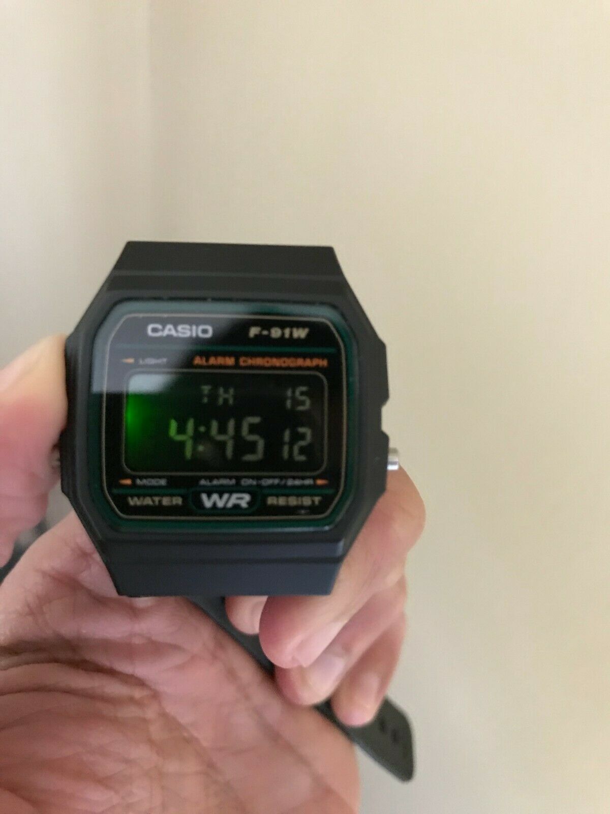 casio f91w negative mod