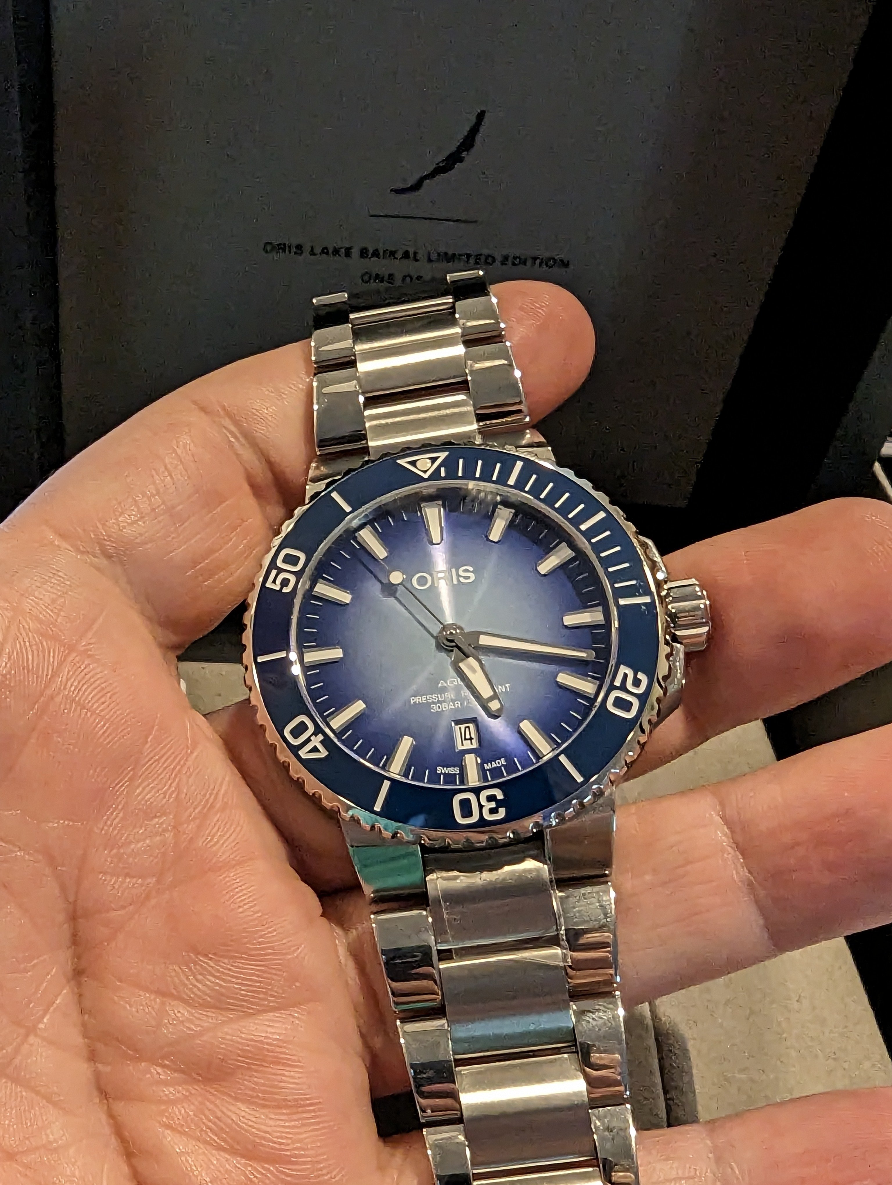 1 500 USD FS ORIS AQUIS LAKE BAIKAL LIMITED EDITION BNIB FULL