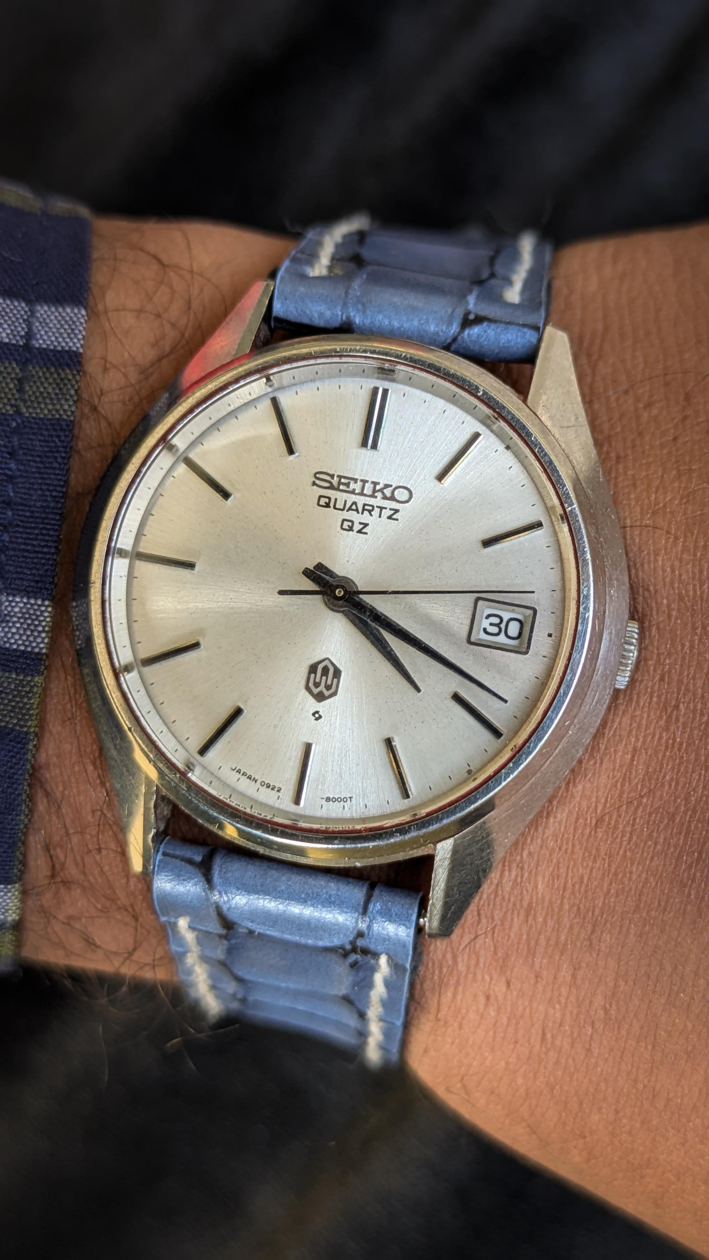 997 SEIKO ALBA AKA QZ V782-5A40 極美品 セイコー アルバ アカ 