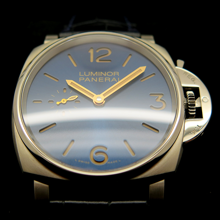 FS Panerai PAM 728 LUMINOR DUE 3 DAYS TITANIUM BLUE DIAL T