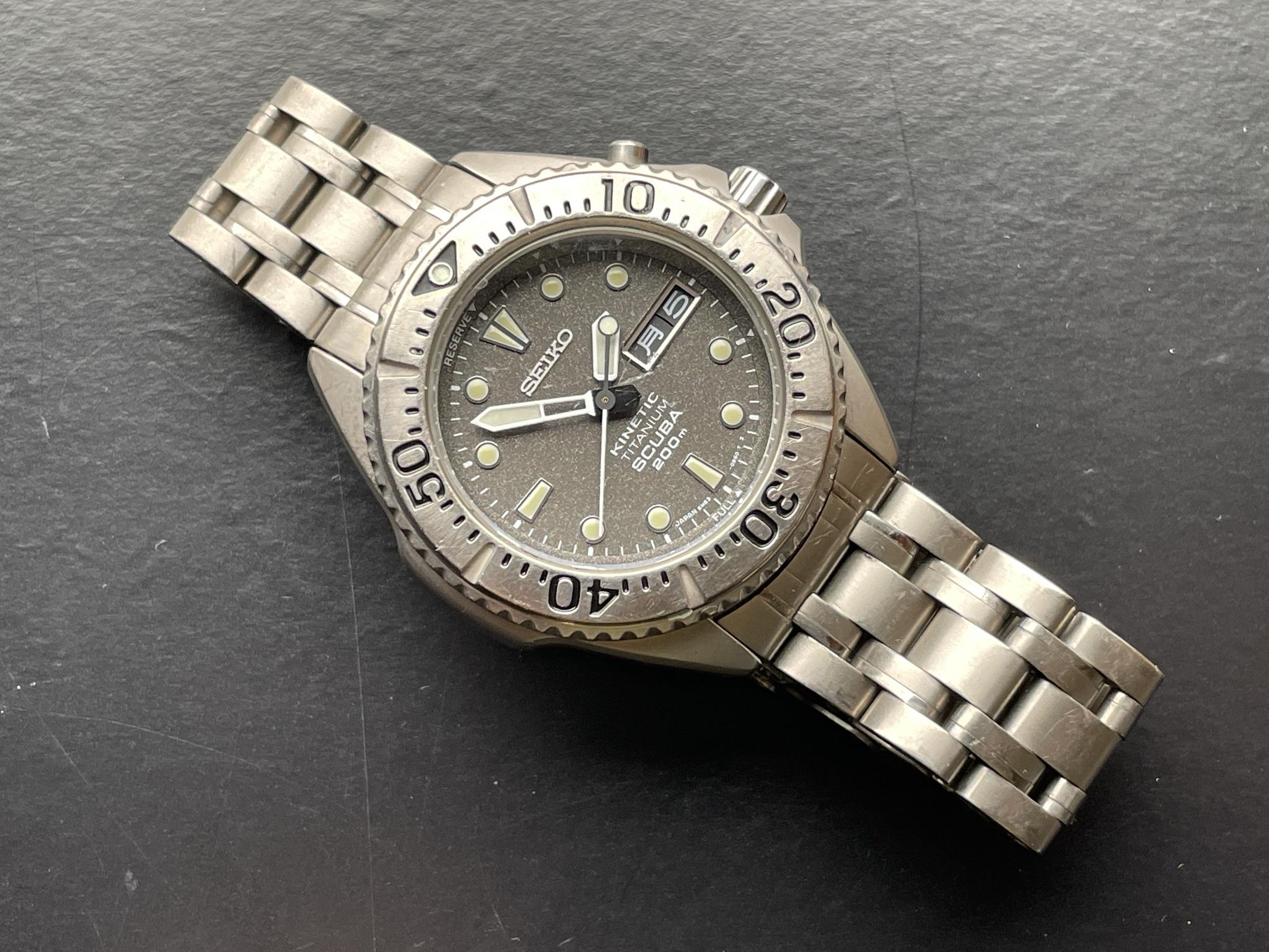 WTS] Seiko “Gray Ghost” SBCZ005 5M63-0B40 Kinetic Quartz