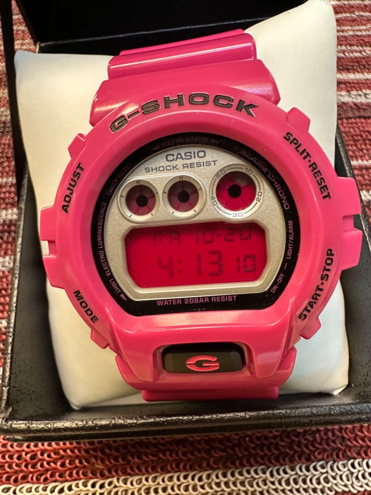 CASIO G-SHOCK DW-6900CS-4 Pink Rare Clean Excellent Unisex dw6900