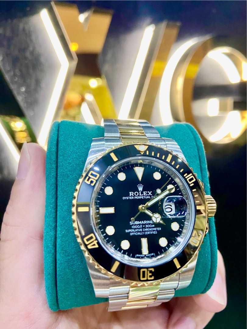 2017 Rolex Submariner Two Tone Black 116613LN WatchCharts