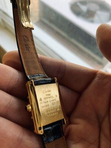 Cartier Tank Yellow Gold Quartz 12699