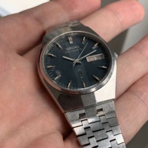 Rare Vintage Seiko King Quartz 5856-8060 From Jan 1978 - Running