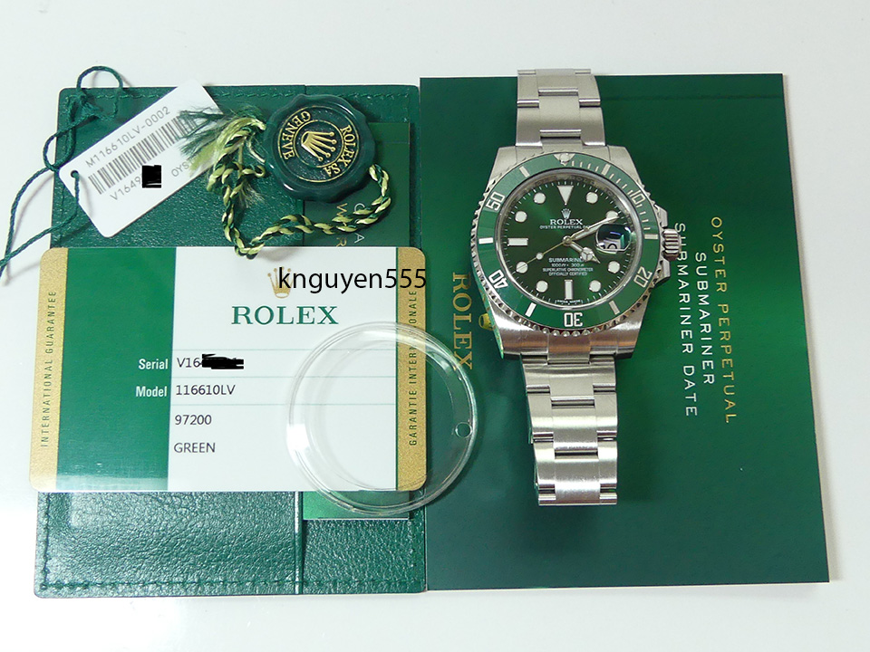 Rolex Submariner Hulk Green Dial 116610LV-0002