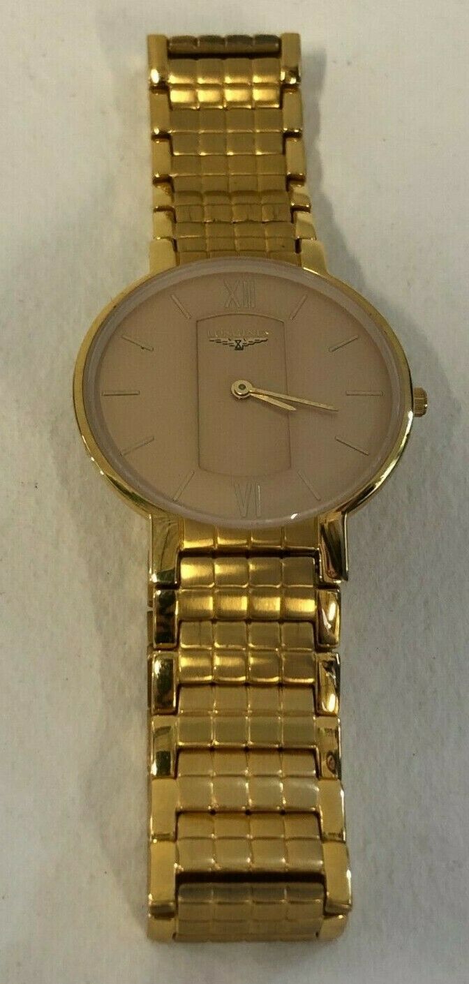 Extremely Rare Longines World Service Men s Gold Plated Wrist