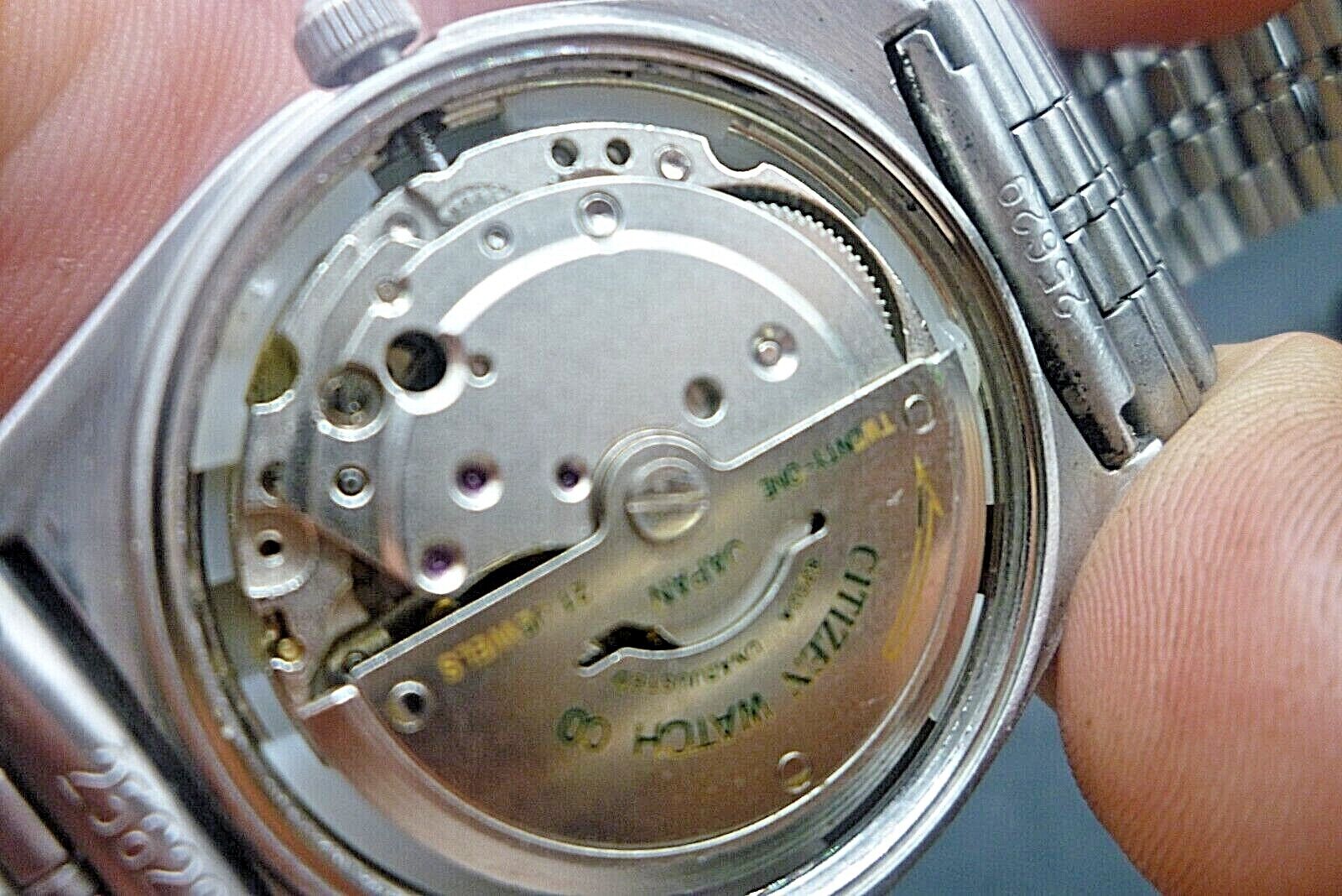 Mens 34mm CITIZEN EAGLE 7 21j Automatic 4-823729 SS 7