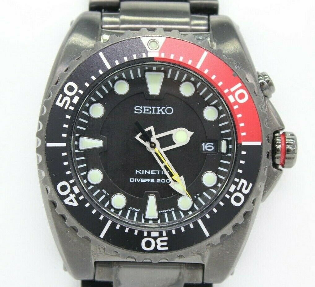 Stainless Steel Watch 5m82 Men's Seiko Kinetic Special Edition