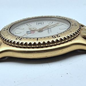 Rare TAG Heuer WG1130-K0 200M Gold Filled Stainless Steel Back 38mm SERVICED