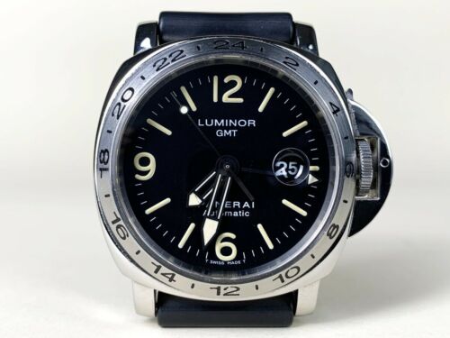 Very Rare 1998 Panerai PAM00023 PAM 23 Luminor GMT A Serial Watch