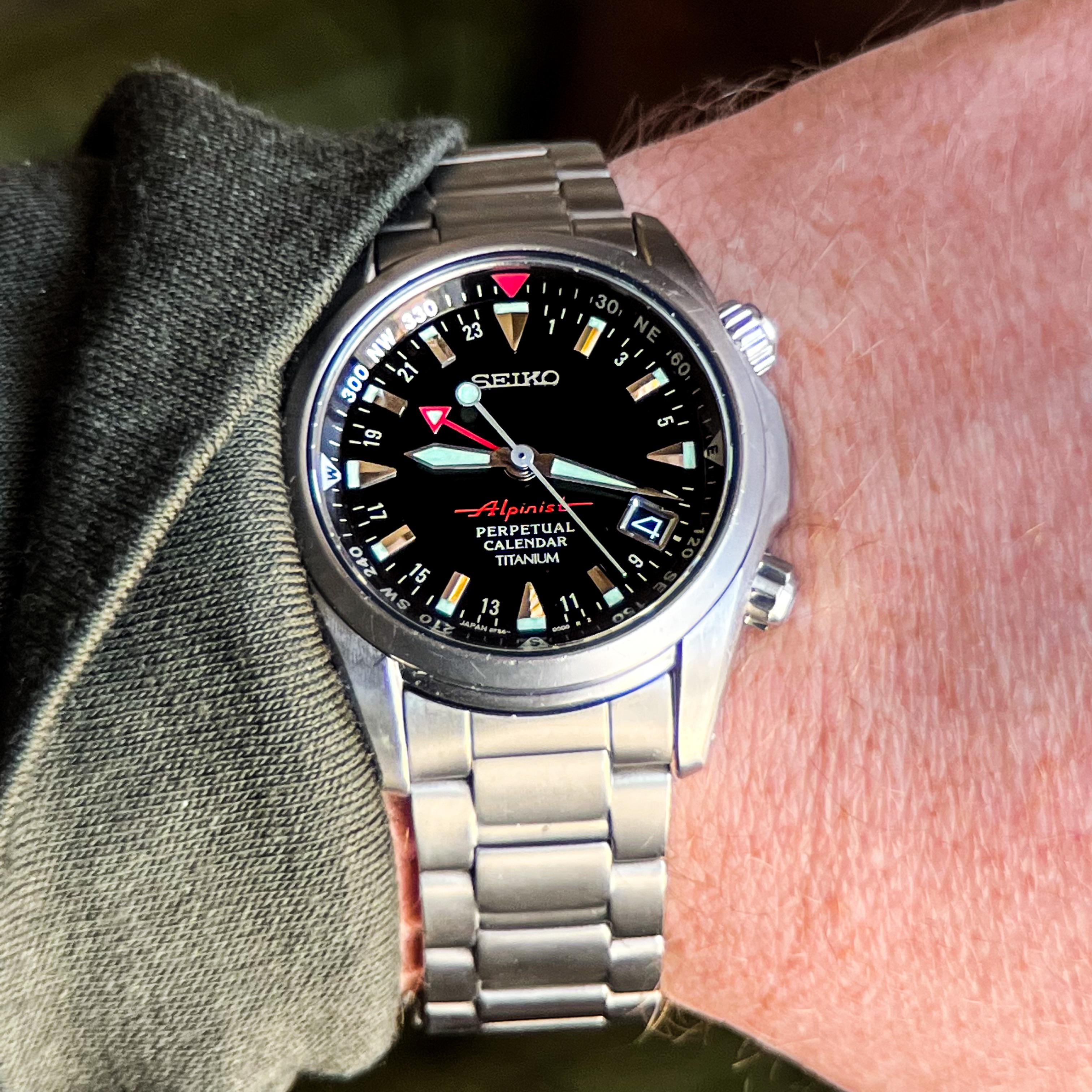 WTS] Seiko Alpinist SBCJ019 - 8f56 - HAQ - Titanium - Perpetual 