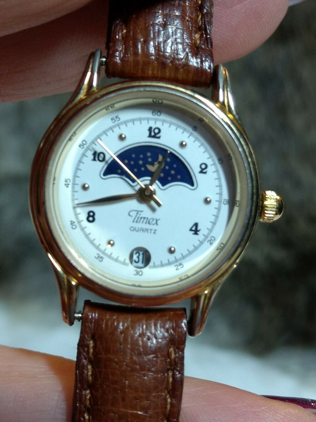 timex sun moon watch