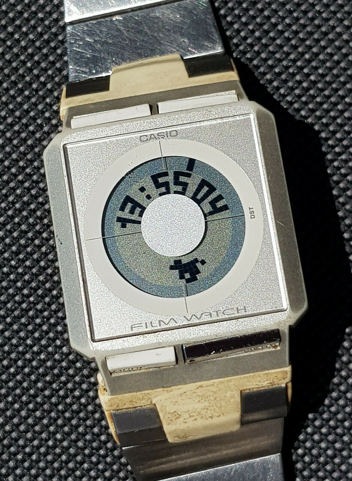 カシオ CASIO FS-02 電池交換済み FILM WATCH ベルト無し ペラ 90年代