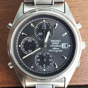 SEIKO 7T32-6000 QUARTZ CHRONOGRAPH SPIRIT TITANIUM | WatchCharts