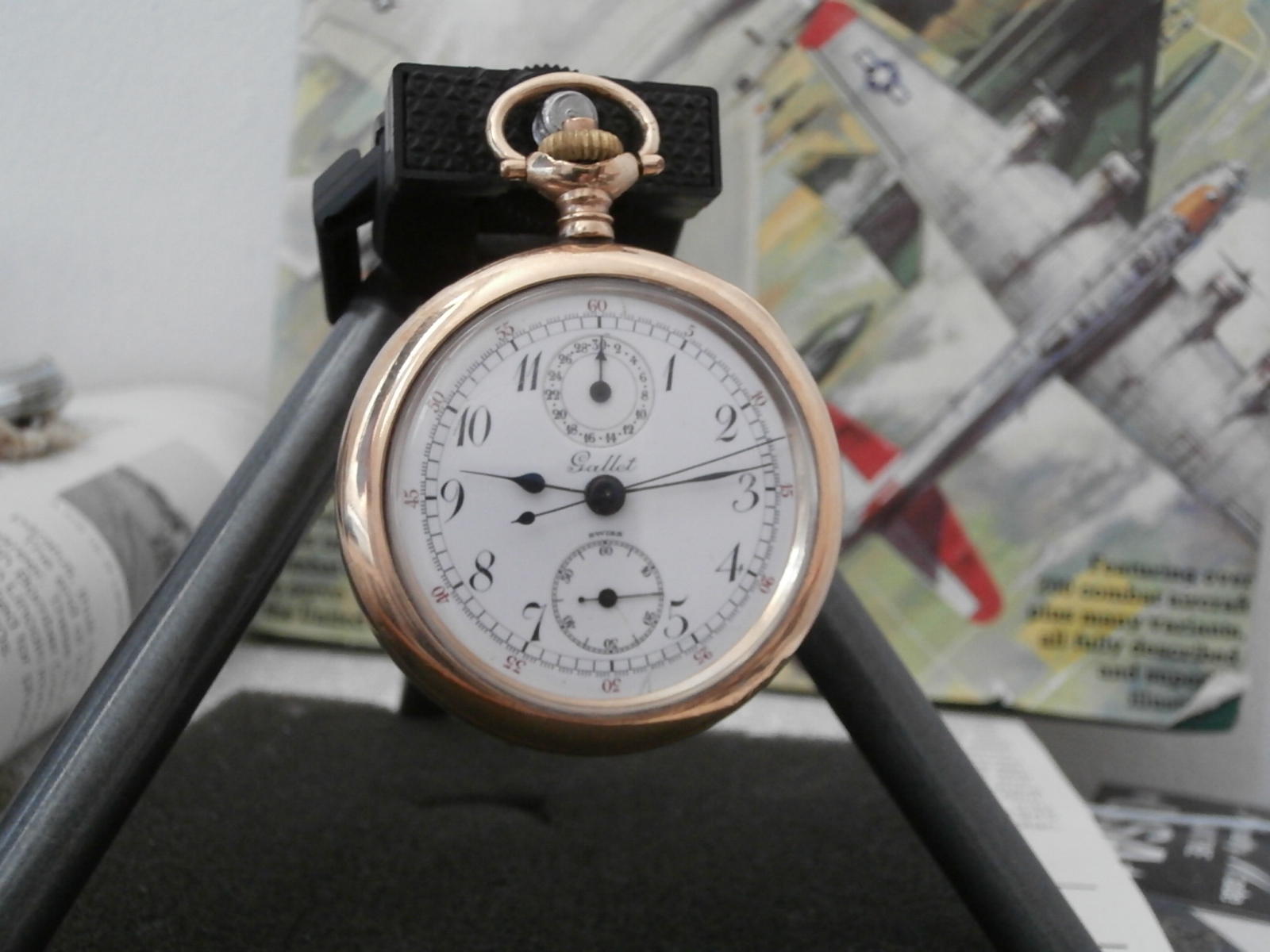 Gallet pocket outlet watch