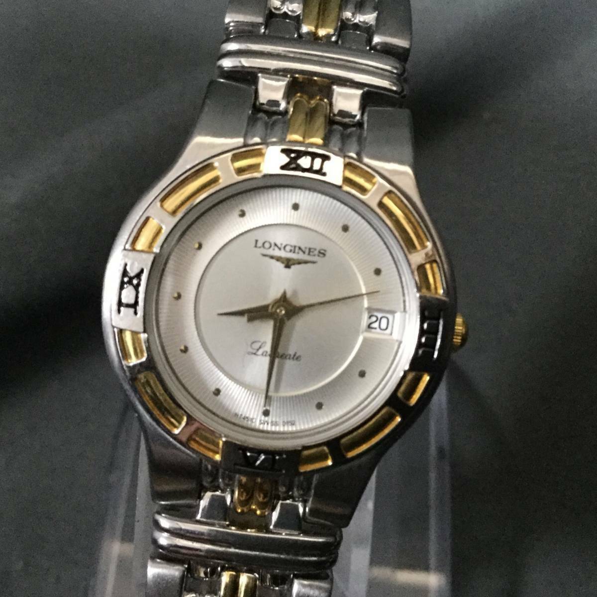 LONGINES Laureate 0152 Quartz Watch Women s 18K Gold Plated Date