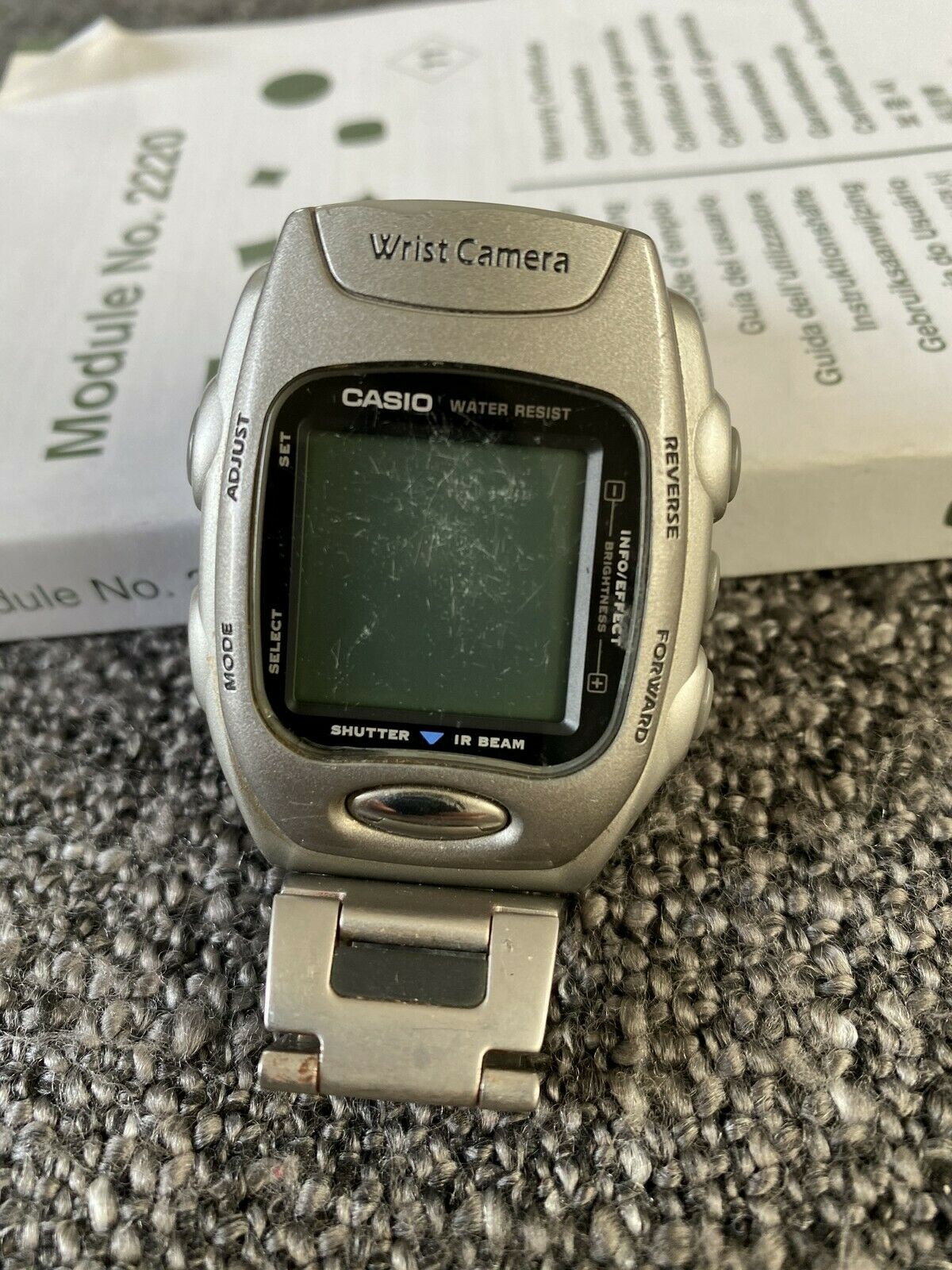 Casio Wrist Camera Watch - Vintage Retro Year 2000 - Model