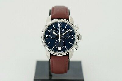 CERTINA DS Podium Chronograph quarz Dark blue dial Men s Watch