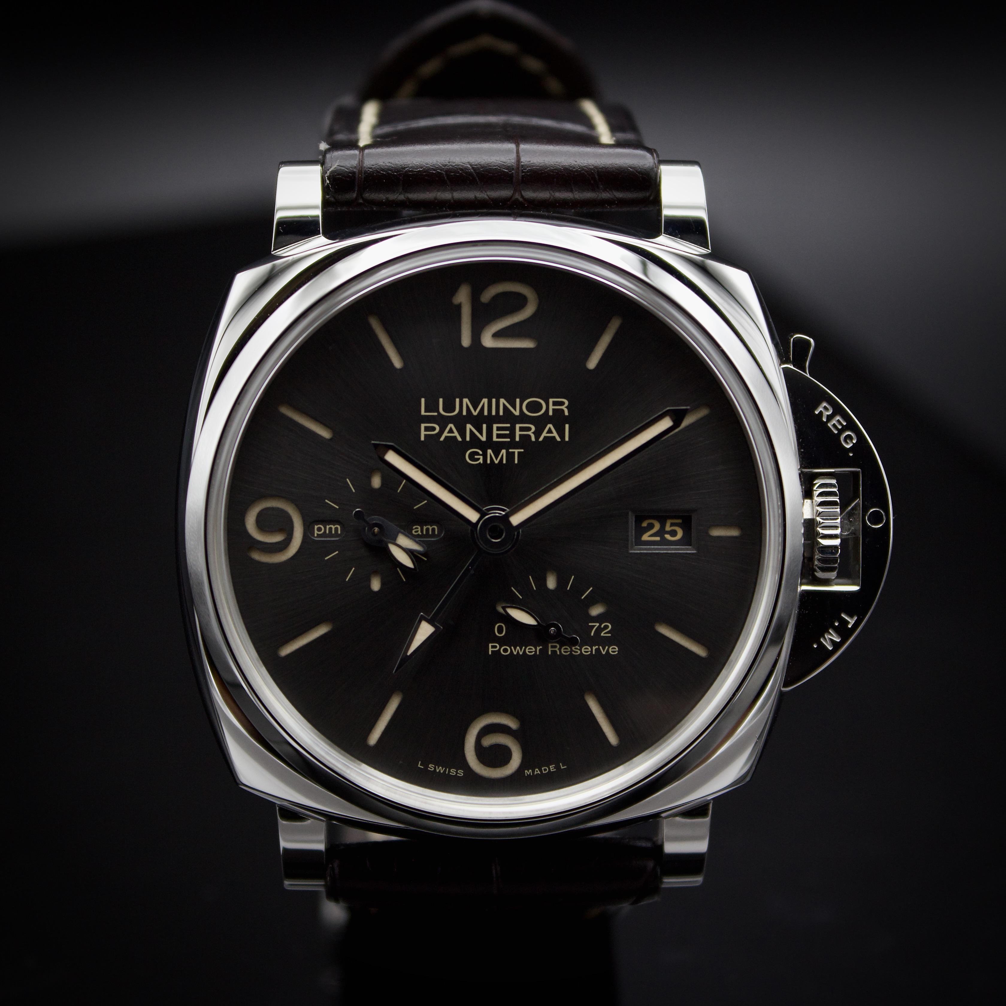 WTS Panerai Luminor Due GMT 45mm PAM00944 Box eBay Card