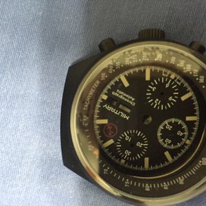 DIY 44mm ETA 7750 Automatic Chronograph Watch Kit - Choose Dial: Silver, Black, Blue, Green