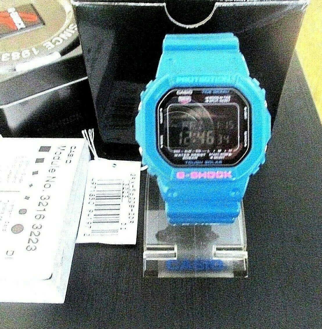 NEW CASIO GRX-5600B-2 TOUGH SOLAR G-LIDE TIDE GRAPH GRX5600B2