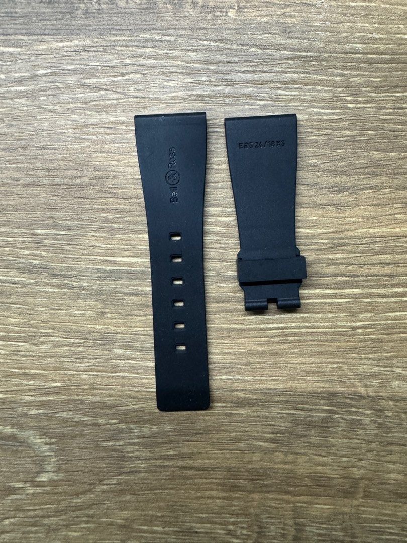 100 Original Like New Bell Ross Brs BR S 98 black rubber strap