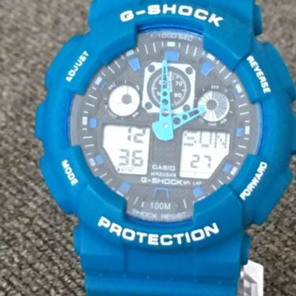 CASIO G-SHOCK 腕時計 BLUE ver Rare Casio G-Shock D-3393# Blue Water Resistant Analog