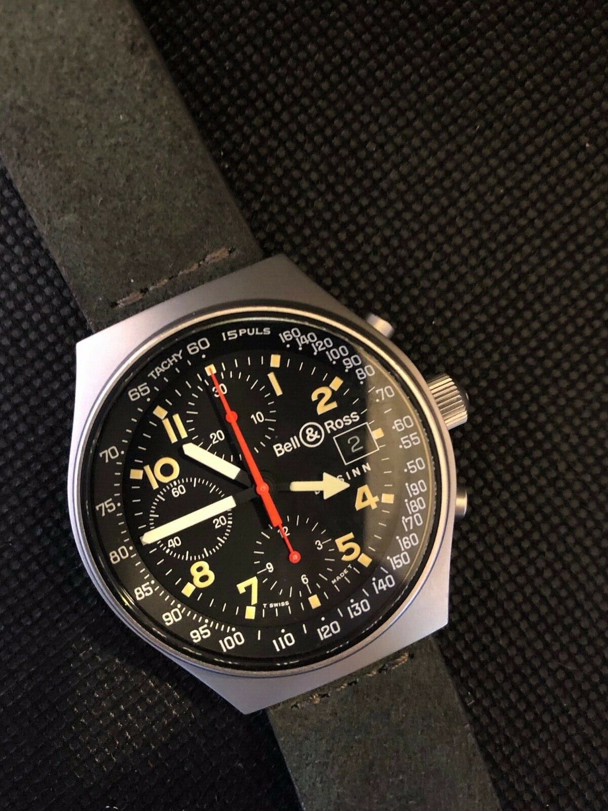 Bell Ross by Sinn 144 GMT ST Space 2 Automatic Chronograph Watch