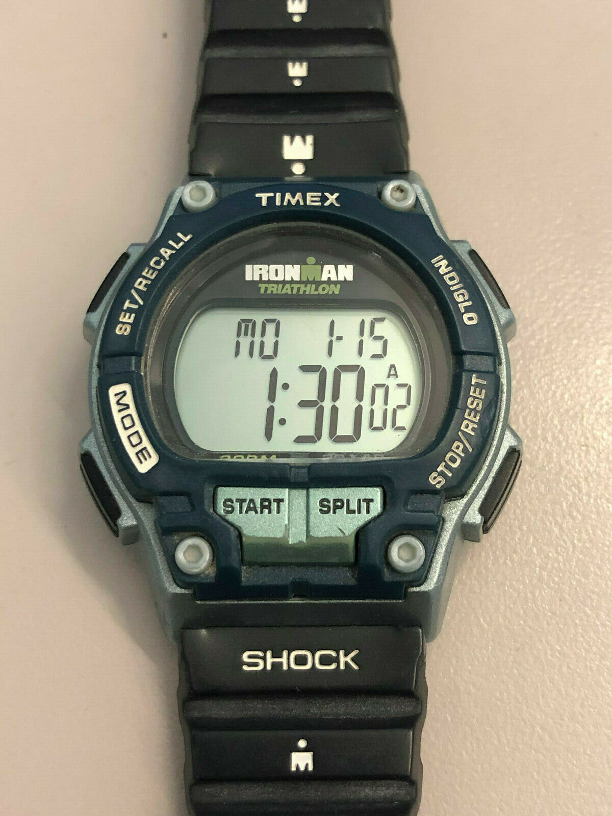 timex 5e901 ironman triathlon 30 lap watch