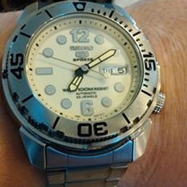 Seiko 5 sport Luminous face, Lumibrite RARE! REDUCED AGAIN | WatchCharts
