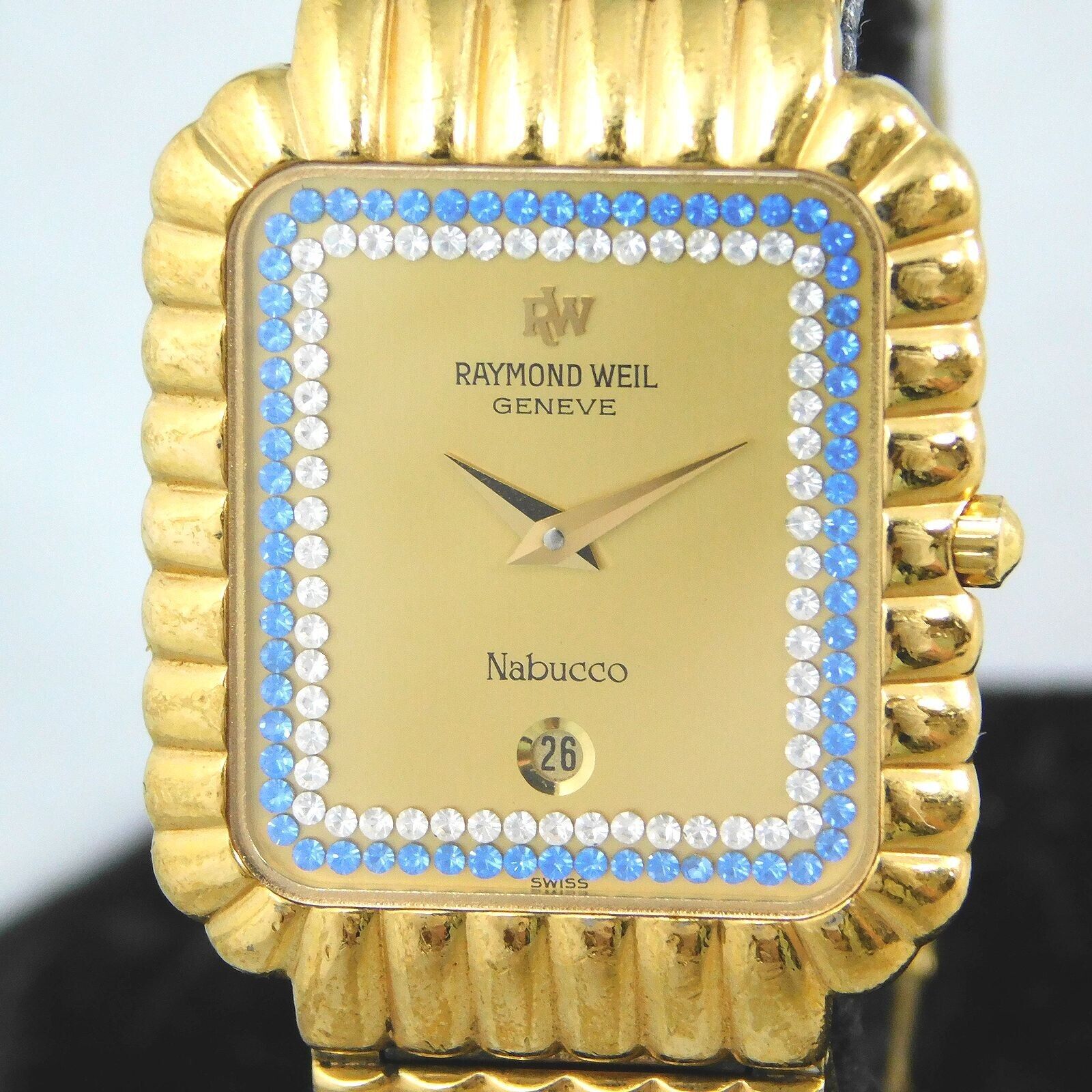 RAYMOND WEIL Nabucco 腕時計 ゴールド RAYMOND WEIL 4707 Nabucco GOLD VINTAGE WATCH QUARTZ 