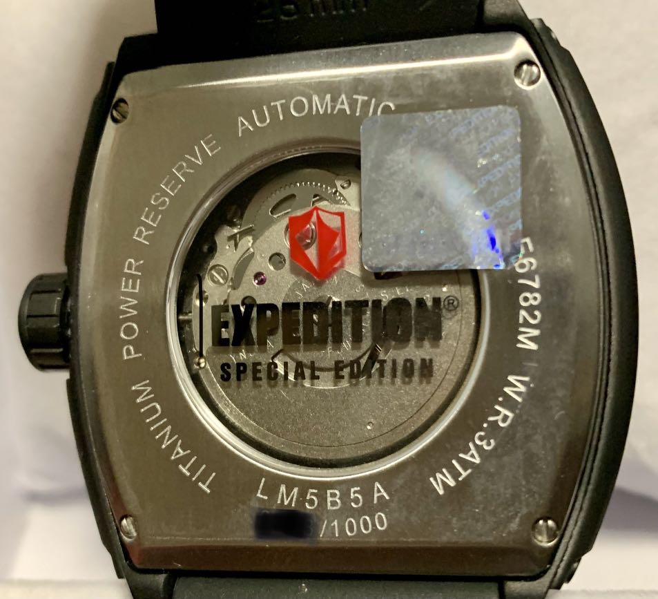 Exp discount expedition watch