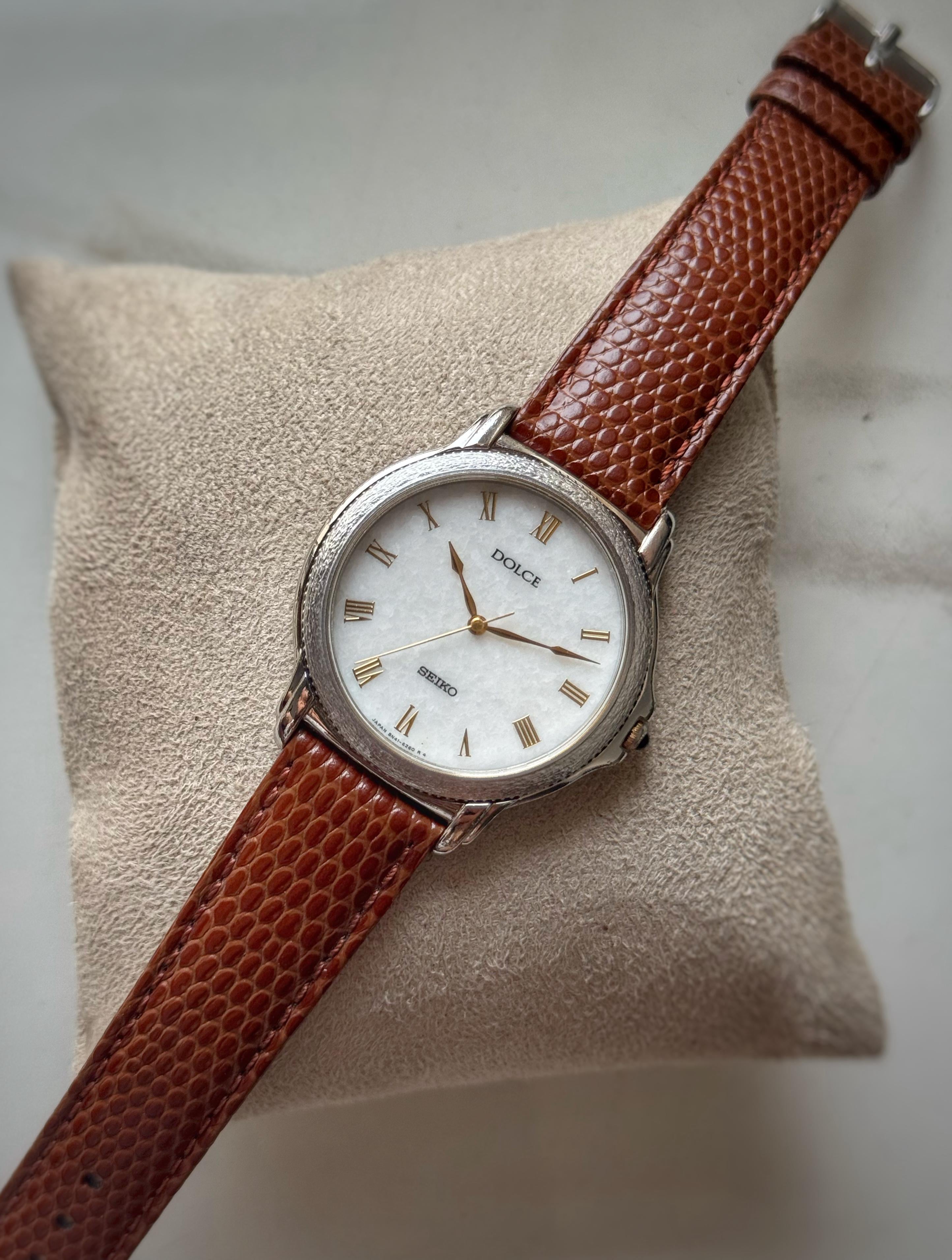 セイコー　ドルチェ　御影石文字盤 8Ｎ41 6180 メンズ　腕時計　SEIKO セイコードルチェ御影石文字盤 8N41 6180 メンズ腕時計SEIKO